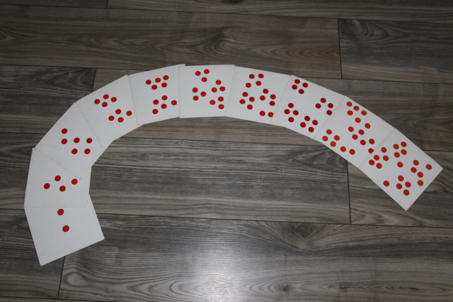 Matematyka dla dzieci metodą Domana: ciągi liczb (z wersją audio)